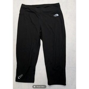 The North Face Yoga Pants Womens S Flight Series Vapor Wick Capri Leggings Black
